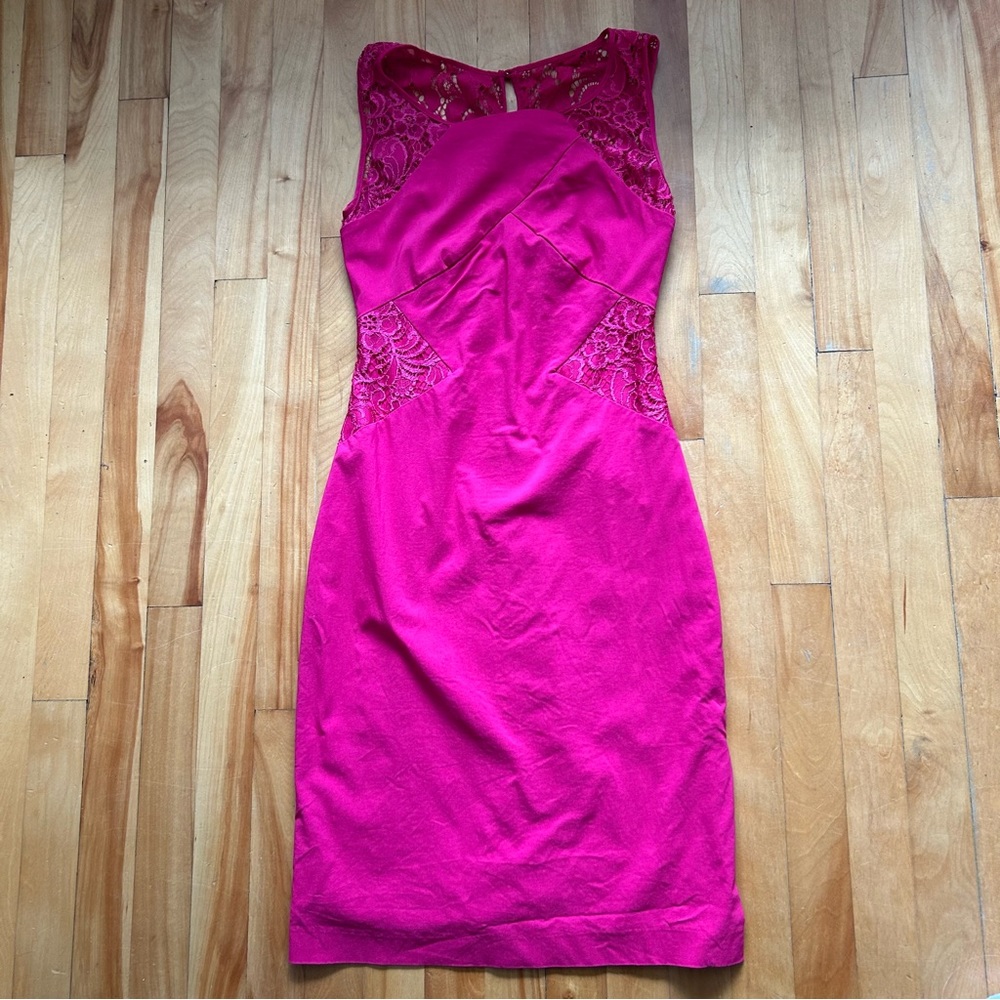 Le Chateau Hot Pink Dress